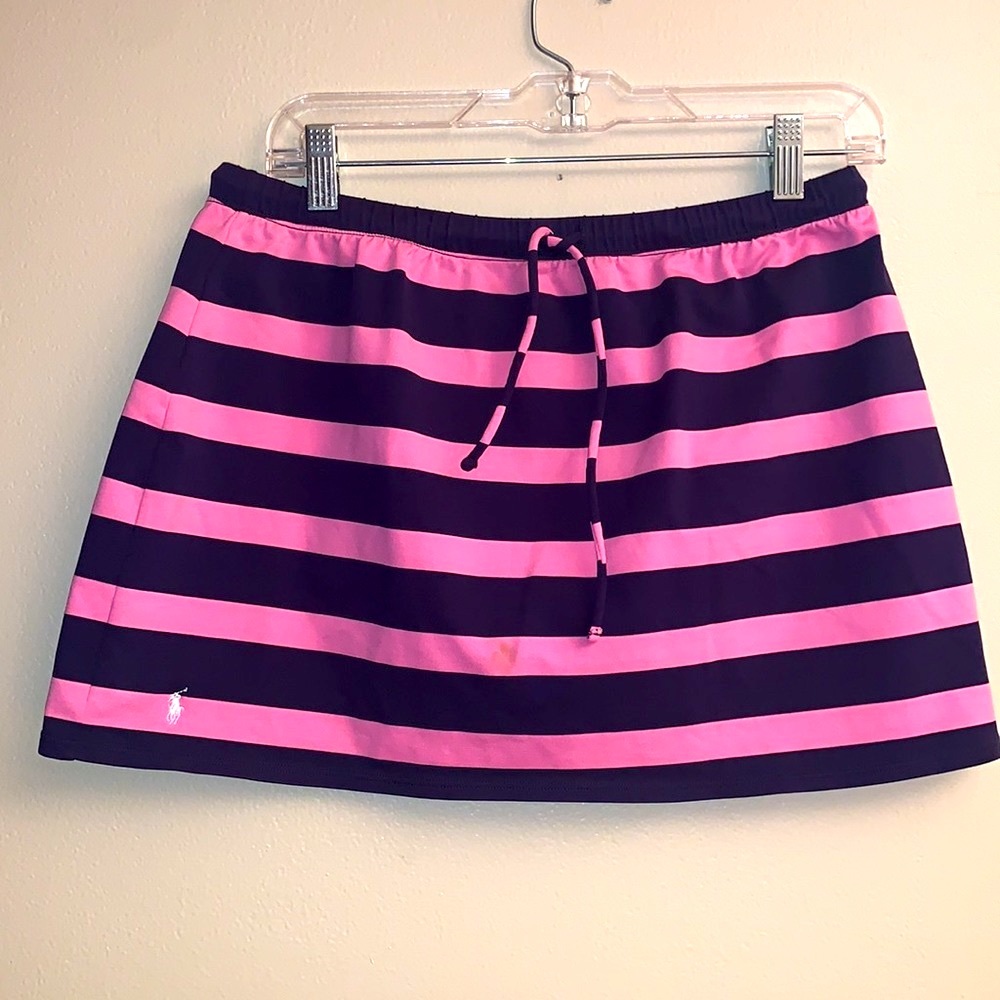Ralph Lauren Pink and Black Mini Skirt